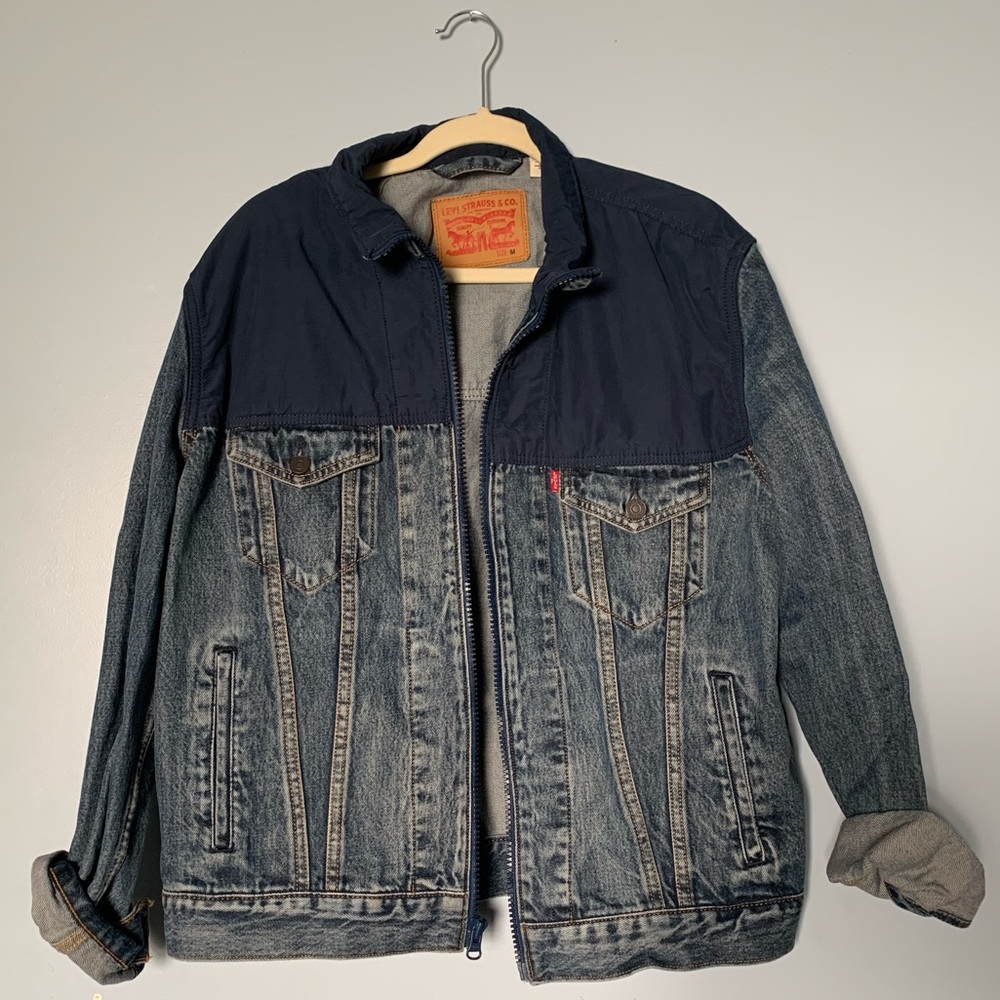 Levi’s Denim and Nylon Trucker Jacket